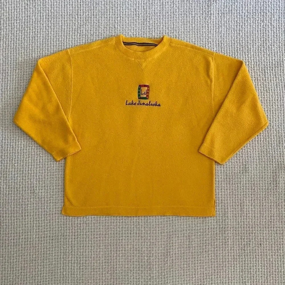 YELLOW Lake Junaluska Pullover Size Large - Picture 2 of 5